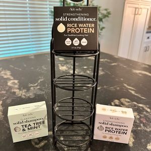 Kitsch Self-Draining Shower Caddy w3 bars  (selling all 4 together).